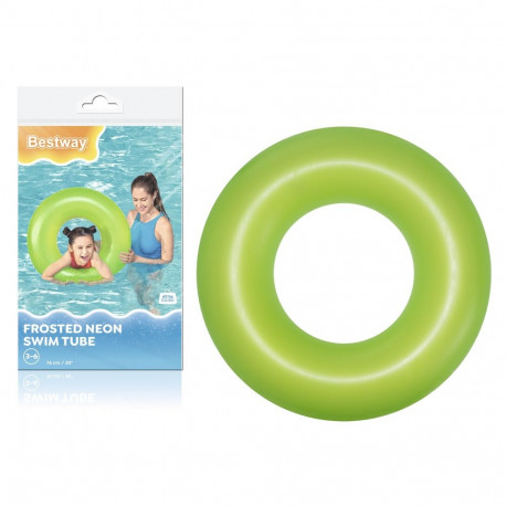 Dmuchane Koło Do Pływania Zielone 76 cm Bestway 36024