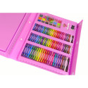 Zestaw Artystyczny Walizka Różowa 208 Elementów
