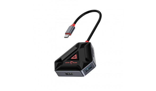 White Shark Hexagon 6 IN 1 Type-C HUB
