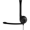 Sennheiser PC 7 USB Headset For Internet Communication And E-learning Black