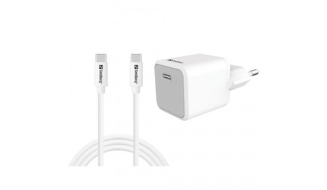 Sandberg 441-58 USB-C 20W Charger + cable 1M
