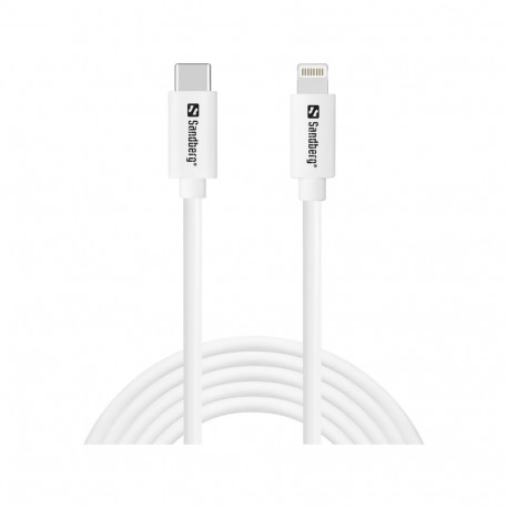 Sandberg 136-59 USB-C PD to Lightning MFI cable, 2M