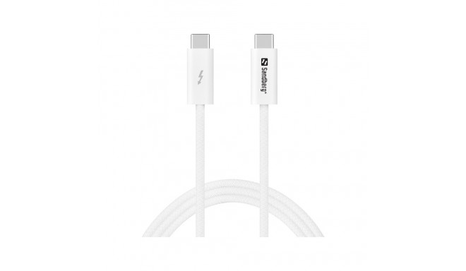 Sandberg 136-56 USB-C to USB-C USB4 PD 240W + 40Gbps cable, 1M