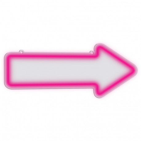 Manta SNL107PK ARROW Style LED Neon Lights, Plexiglass, Pink