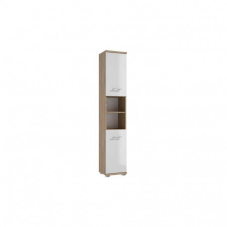 CABINET TALL BARI C35 WHITE/WOOD