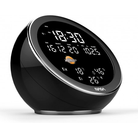 Nasa weather station + speaker BT WSP1500, black