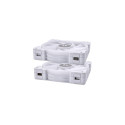"140mm Thermaltake SWAFAN EX14 RGB PC Cooling Fan White TT Premium Edition 3 Pack"