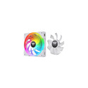 "120mm Thermaltake SWAFAN EX12 RGB PC Cooling Fan White TT Premium Edition 3 Pack"