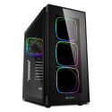 "MIDI Sharkoon TG6 RGB. Glasfenster. Lüfter LED RGB"