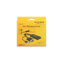 "DELOCK Adapter VGA + Audio zu HDMI mit Kabel schwarz"