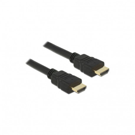 "DELOCK Kabel HDMI A Stecker > HDMI A Stecker High Speed with Ethernet 4K 0.5 m"