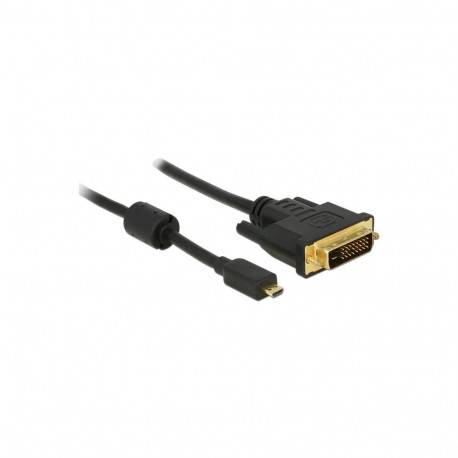 Delock Micro HDMI D - DVI 24+1 kaabel 1 m