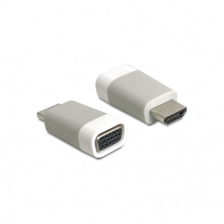 "DELOCK Adapter HDMI-A St > VGA Buchse screwless"