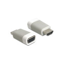 "DELOCK Adapter HDMI-A St > VGA Buchse screwless"