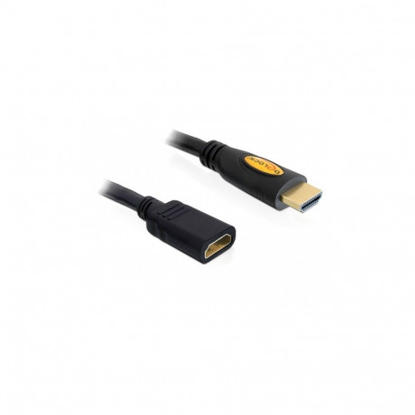 Delock High Speed HDMI koos Ethernetiga pikenduskaabel HDMI A pistik > HDMI A pesa 2m