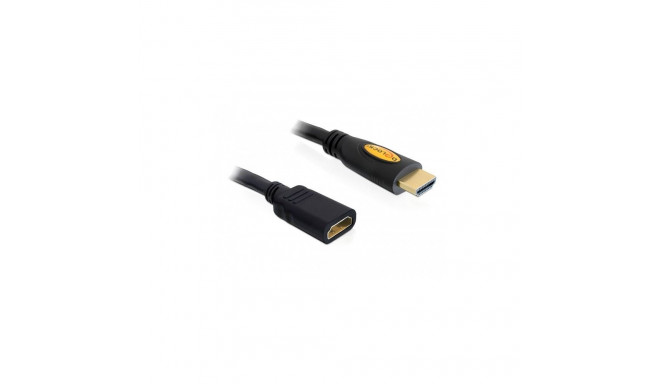 "DELOCK Verlngerungskabel High Speed HDMI mit Ethernet HDMI A Stecker > HDMI A Buchse 1m"