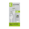 "Cellularline Power Data Cable 1.2 m USB-A/ Lightning White"