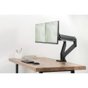 "Tischhalterung für 2 Monitore 2x 35"" 2x 15KG DIGITUS schwarz Gasdruckfeder DA-90427"