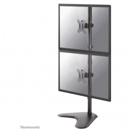 "Neomounts FPMA-D550DDVBLACK Tischhalterung für zwei Flachbildschirme bis 32""."