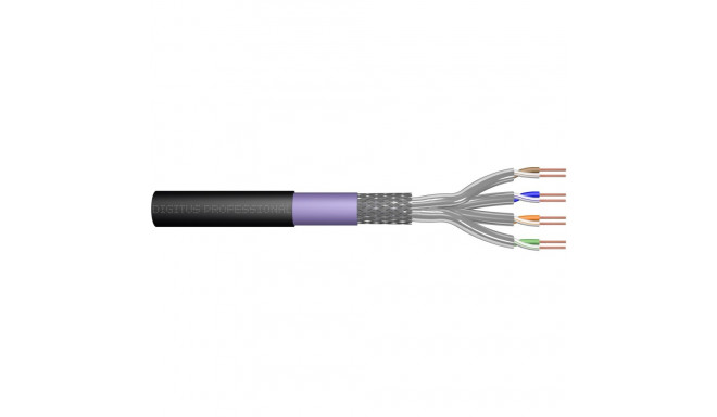 "DIGITUS CAT.7 S/FTP Erdverlegekabel. simplex. PE.100m.grau"
