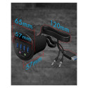 "HUB Tisch-Hub 4x USB 3.0 Type-A mit Audio Ein-/Ausgang ICY BOX"