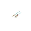 "Equip LWL Patchkabel LC->SC 10.00m Multimode Duplex OM3 turq Polybeutel"