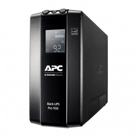 APC Back UPS Pro BR 900VA 6 Outlets AVR LCD Interface