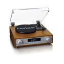 Lenco HiFi komplekt vinüülplaadimängija/DAB+/FM/BT/USB puidust