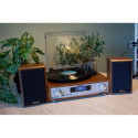 Lenco HiFi komplekt vinüülplaadimängija/DAB+/FM/BT/USB puidust