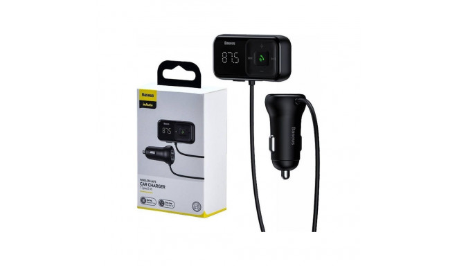 Baseus Bluetooth MP3 FM Transmitter S-16 Black