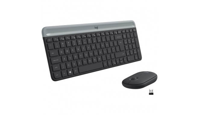 Logitech MK470 õhuke klaviatuur + hiir (920-009204)