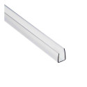 Protective edge U-profile for polycarbonate 8mm, 4pcs.