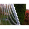 Piece of greenhouse multiwall sheet / clear polycarbonate 1050x2000mm - 4mm, 10pcs.