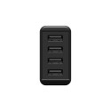 goobay 4-way USB charger (30W) black (black)