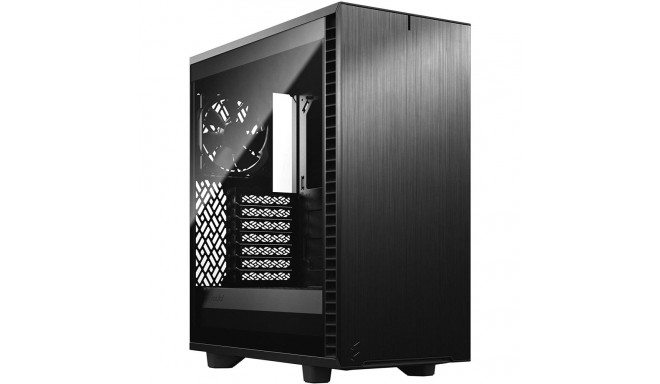 Fractal Design Define 7 Compact Black TG Light Tint, tower case (black, tempered glass)
