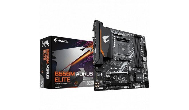 Gigabyte B550M AORUS ELITE 1.0 Processor family AMD, Processor socket AM4, DDR4 DIMM, Memory slots 4