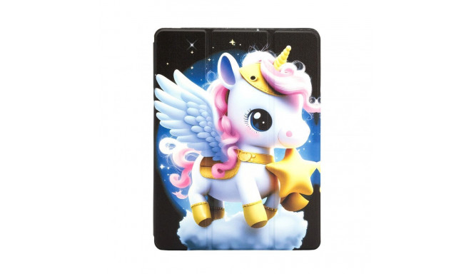 iLike Samsung Galaxy Tab A8 10.5 (2021) Tablet Case Design SM-X200/SM-X205 Unicorn Violet