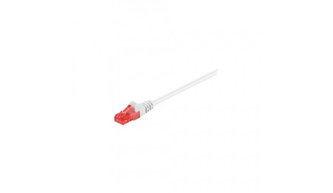 Goobay Patch Cable | 68639 CAT 6 U/UTP | PVC AWG 24/7 | Cable length: 15 m | White
