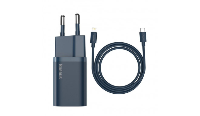 Baseus Baseus Super Si 1C fast charger USB Type C 20W Power Delivery + USB Type C - Lightning cable 