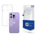 3MK - iPhone 14 Pro silicone case from the 3mk Clear Case series - transparent
