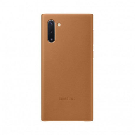 Samsung Galaxy Note 10 Leather Cover Camel