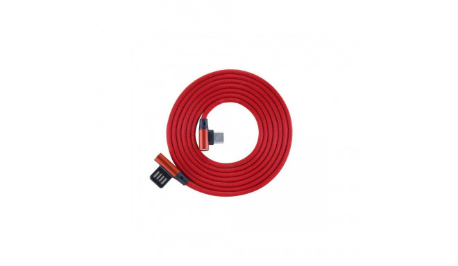 Sbox USB->Type-C 90 m/m 1.5m Type-C-90R strawberry red