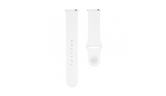 Connect 20mm Silicone Loop Watch Strap (S/M 110mm) White