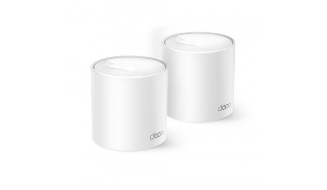 TP-Link AX1500 Whole Home Mesh Wi-Fi 6 System Deco X10 (2-pack) 802.11ax 10/100/1000 Mbit/s Ethernet
