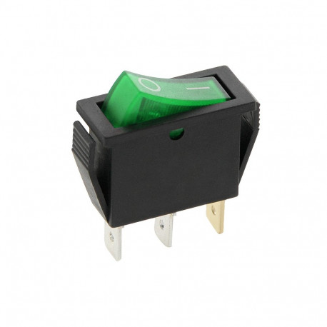 1826# Przełącznik mk111 zielony 230v podświetlany (10 tk.)