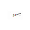 Gembird PP12-5M/Y networking cable Yellow Cat5e