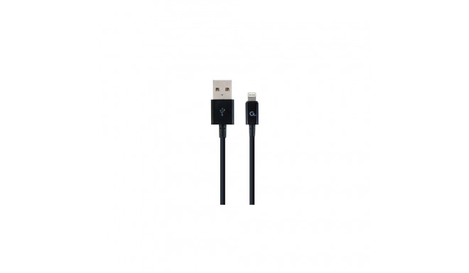 Cablexpert CC-USB2P-AMLM-1M lightning cable Black