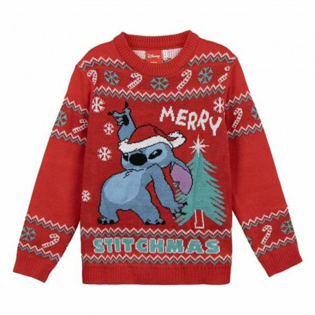 Unisex Jumper Stitch Red - 12 Years