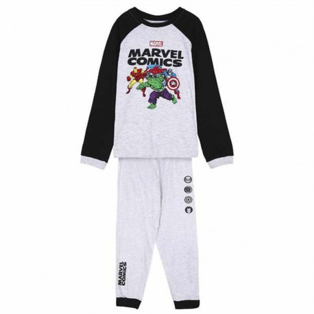 Children's Pyjama Marvel Grey - 10 Years