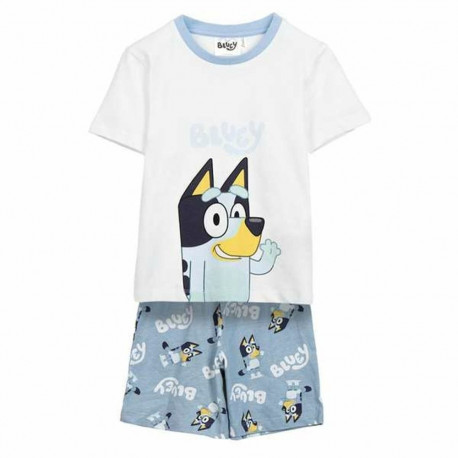 Children's Pyjama Bluey White (6 Years) - 6 Years